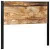 vidaXL Kopfteil 120 cm Massivholz Mango und Eisen
