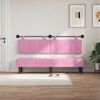 vidaXL H&auml;ngevorderseite Wandmontiert Rosa 170 x 55 x 5 cm Stoff