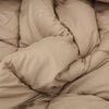 vidaXL Ganzjahresbettdecke Anthrazit und Taupe 200 x 140 cm Mikrofaser
