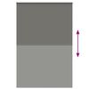 vidaXL Verdunkelungsrollo Grau 160x230cm Stoffbreite 156,6cm Polyester