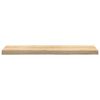 vidaXL Treppenstufen 4 Stk. Unbehandelt 100x30x2 cm Massivholz Eiche