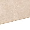 vidaXL Teppich Druck Creme 300 x 50 cm Polyester und PVC
