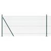 vidaXL Zaunpfosten Grün 50 x 1 m (12 x 12 mm Netz) Stahl und PVC
