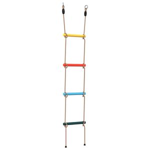 vidaXL Strickleiter f&uuml;r Kinder mit 4 Sprossen Mehrfarbig