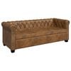 vidaXL Chesterfield-Sofas 2-Sitzer und 3-Sitzer Braun