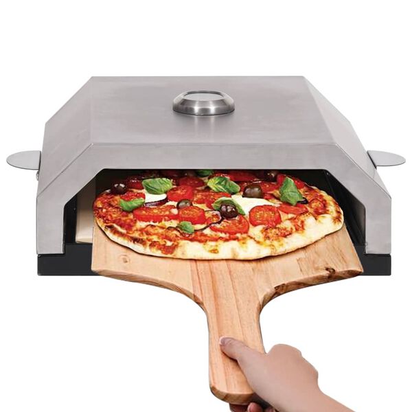 vidaXL Pizzaofen mit Keramikstein f&uuml;r Gas-Kohlegrill