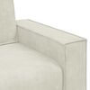vidaXL 3-Sitzer-Sofa Creme 180 cm Samt