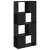 vidaXL TV-Schrankset Schwarz 60 x 24 x 125,5 cm Holzwerkstoff