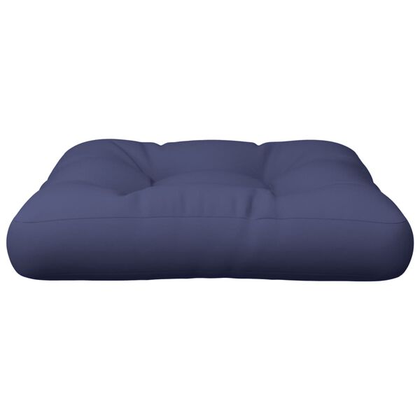 vidaXL Palettenkissen Marineblau 60x60x12 cm Stoff