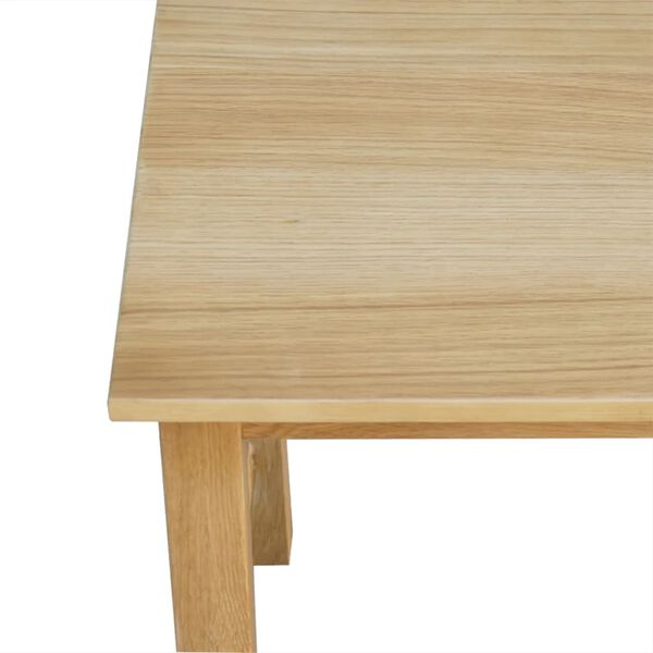 vidaXL Satztische 3 Stk. Massivholz Eiche