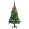 vidaXL K&uuml;nstlicher Weihnachtsbaum mit 150 LEDs mit St&auml;nder Gr&uuml;n 120 cm