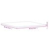 vidaXL Tischplatte 90x90x2,5 cm Quadratisch Massivholz Buche