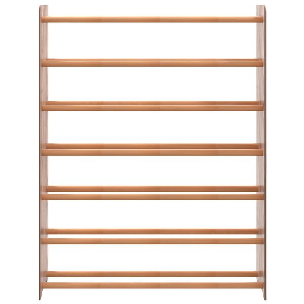 vidaXL Schuhregal Braun 90x24x117 cm Holzwerkstoff