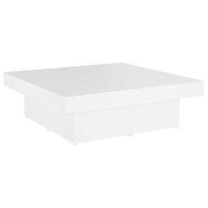 vidaXL Couchtisch Wei&szlig; 90x90x28 cm Holzwerkstoff