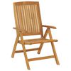 vidaXL Gartenst&uuml;hle mit Kissen 4 Stk. Massivholz Teak