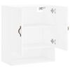 vidaXL Wandschrank Wei&szlig; 60x31x70 cm Holzwerkstoff
