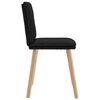 vidaXL Esszimmerst&uuml;hle 2 Stk. Schwarz Stoff