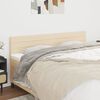 vidaXL Kopfteile Creme 180x5x78/88 cm Stoff
