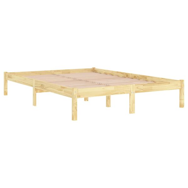 vidaXL Massivholzbett Kiefernholz 160x200 cm