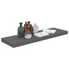 vidaXL Schweberegale 4 Stk. Hochglanz-Grau 80x23,5x3,8 cm MDF