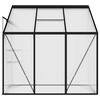 vidaXL Gew&auml;chshaus Anthrazit Aluminium 3,8 m&sup3;