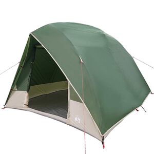 vidaXL Campingzelt 4 Personen Wasserdicht Gr&uuml;n Taft