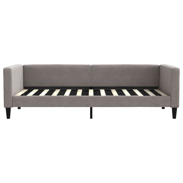 vidaXL Tagesbett Taupe 90x200 cm Stoff