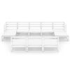 vidaXL 10-tlg. Garten-Lounge-Set Massivholz Kiefer