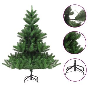 vidaXL K&uuml;nstlicher Weihnachtsbaum Nordmanntanne Gr&uuml;n 150 cm