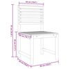 vidaXL Gartenbänke Set 4 pcs Braun Akazie Massivholz