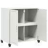 vidaXL Sideboard Wei&szlig; 68x39x72 cm Stahl