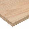 vidaXL Treppenstufen 2 Stk. Unbehandelt 120x25x2 cm Massivholz Eiche