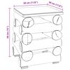 vidaXL Hocker Natur 30 x 30 x 38 cm Massivholz Teak