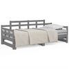 vidaXL Tagesbett Ausziehbar Grau Massivholz Kiefer 2x(90x190) cm