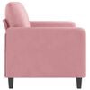 vidaXL 2-Sitzer-Sofa Rosa 140 cm Samt