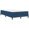 vidaXL Boxspringbett mit Matratze Blau 120 x 200 cm Stoff