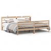 vidaXL Bettgestell mit Kopfteil ohne Matratze 200x200 cm
