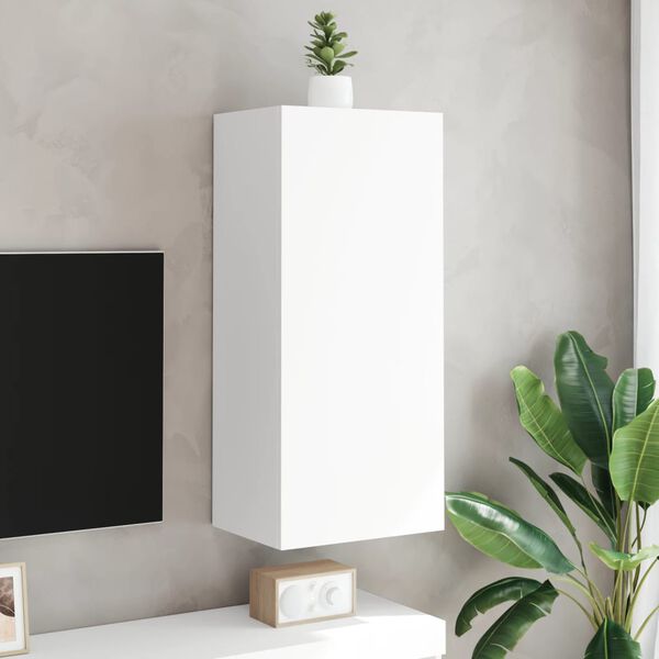 vidaXL TV-Wandschrank Wei&szlig; 40,5x30x90 cm Holzwerkstoff