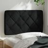 vidaXL Kopfteil-Kissen Schwarz 90 cm Stoff