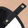 vidaXL Pferdedecke Cappuccino 85 cm Polyester