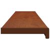 vidaXL Fensterbank Braunes Holz 140 x 25 x 4,5 cm PVC