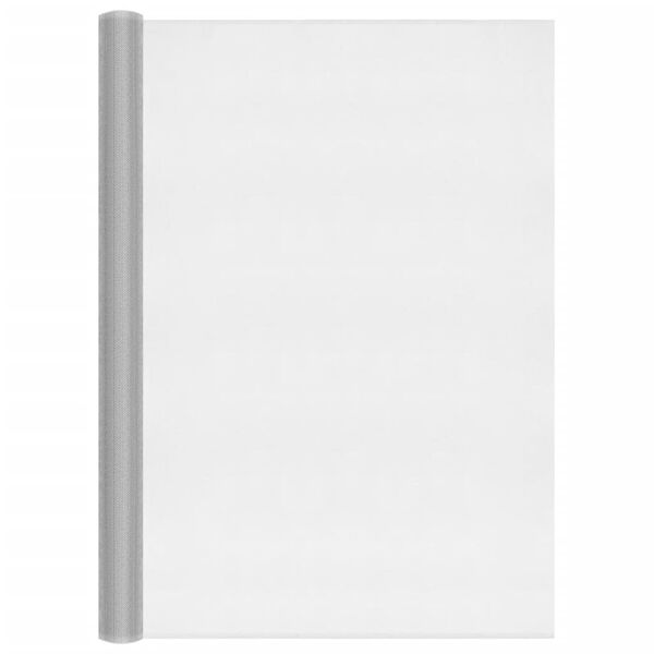 vidaXL Fliegengitter Aluminium 100x2000 cm Silbern