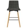 vidaXL Barhocker 2 Stk. Hellgrau Stoff
