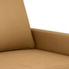 vidaXL 3-Sitzer-Sofa Braun 180 cm Samt