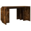 vidaXL Satztische 3 Stk. R&auml;uchereiche Holzwerkstoff