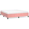 vidaXL Bettgestell Rosa 180x200 cm Samt