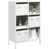 vidaXL Highboard Wei&szlig; 68x39x103,5 cm Stahl