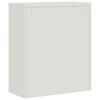 vidaXL Aktenschrank Hellgrau und Dunkelgrau 90x40x105 cm Stahl