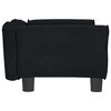 vidaXL Hundebett Schwarz 70x45x30 cm Samt