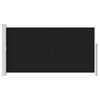 vidaXL Ausziehbare Seitenmarkise 170&times;300 cm Schwarz